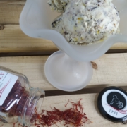 HELADO DE STRACCIATELLA Y AZAFRÁN