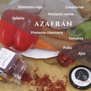Cazuela de pollo en salsa de Azafrán
