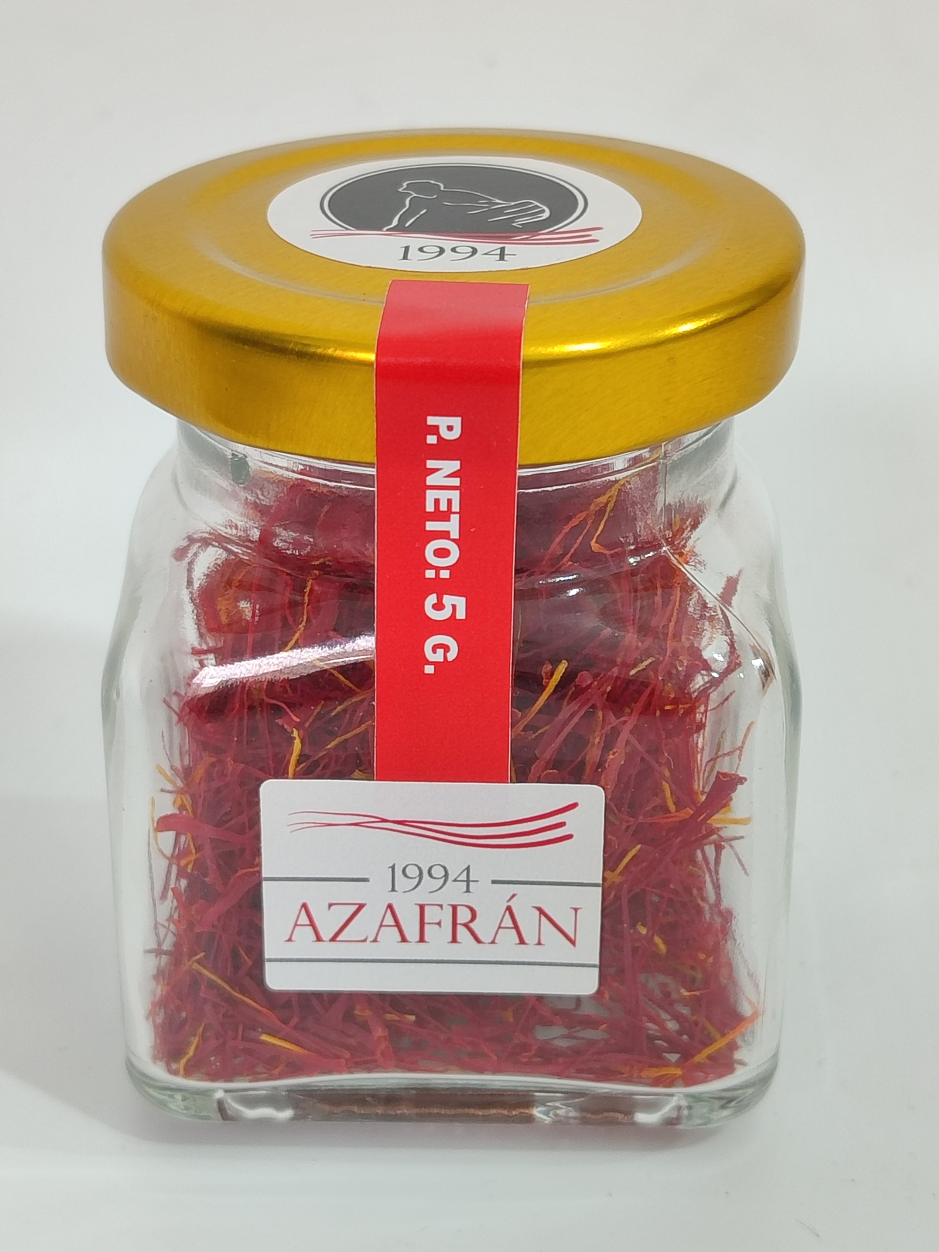 Azafrán en tarro de vidrio 5 Gramos